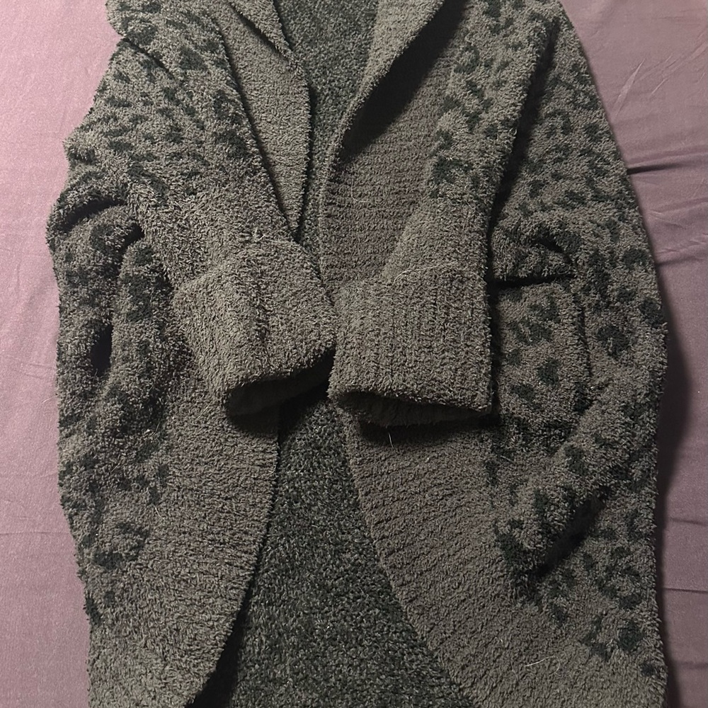 Cozy Green Patterned Women's Sweater